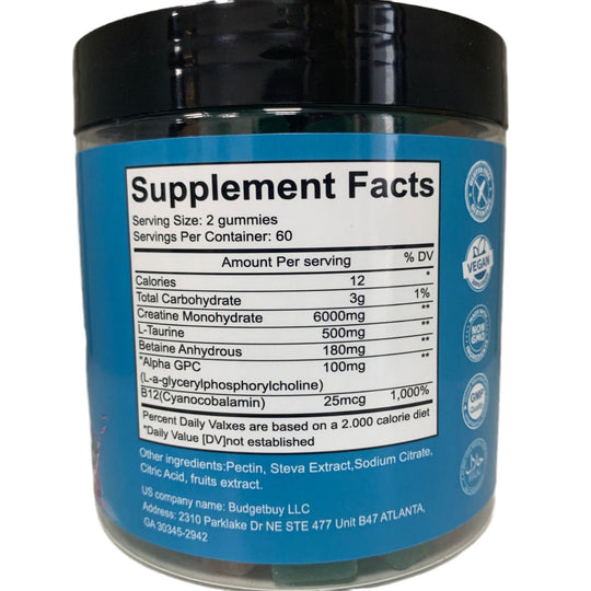 Gummies Creatine Monohydrate Health Care Soft Candy