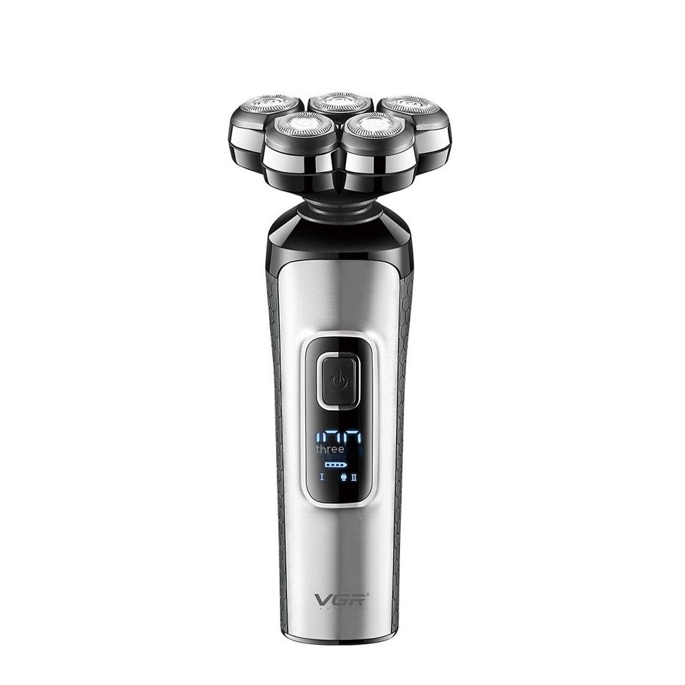 Washed LCD Digital Display New Rechargeable Floating Shaver