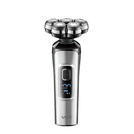 Washed LCD Digital Display New Rechargeable Floating Shaver